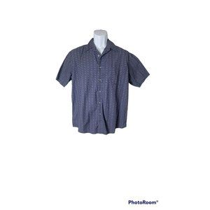 Austin Clothing Company Men's Short Sleeved Button Down Shirt Size L